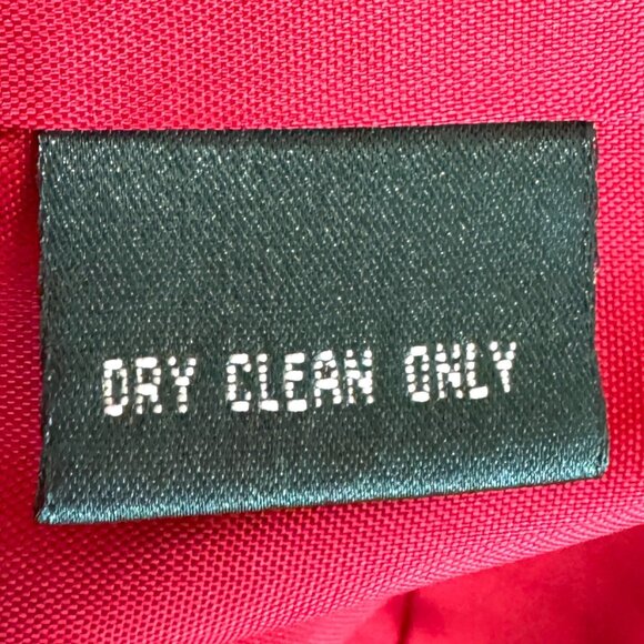 Ralph Lauren Vintage Women's Silk Jacket with Belt Red Size - P/M - Picture 9 of 9